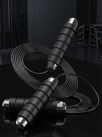 2Pcs Adjustable Jump Rope - Black